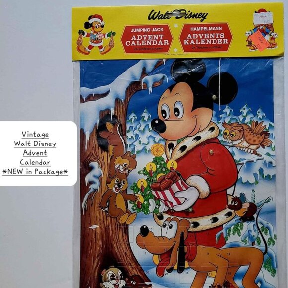 Vintage Walt Disney Advent Calendar *NEW in Package* - Picture 1 of 5